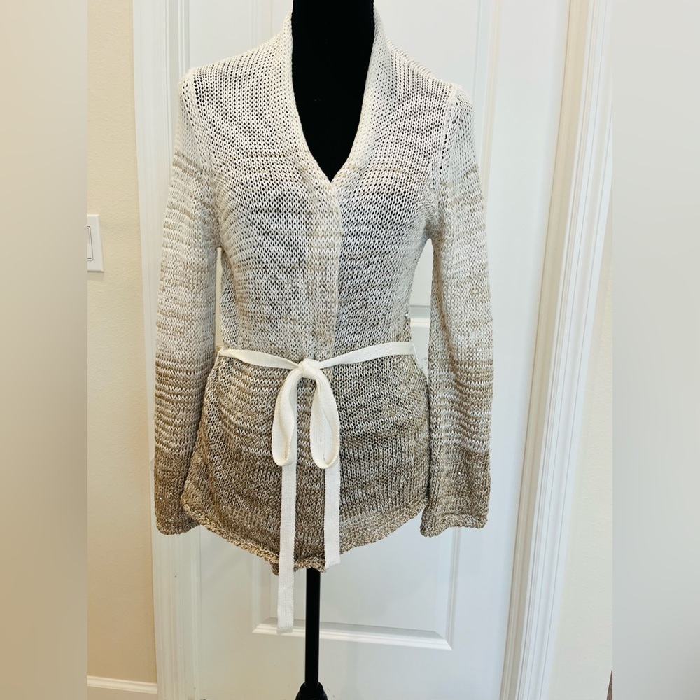 Piazza Sempione Metallic Cardigan